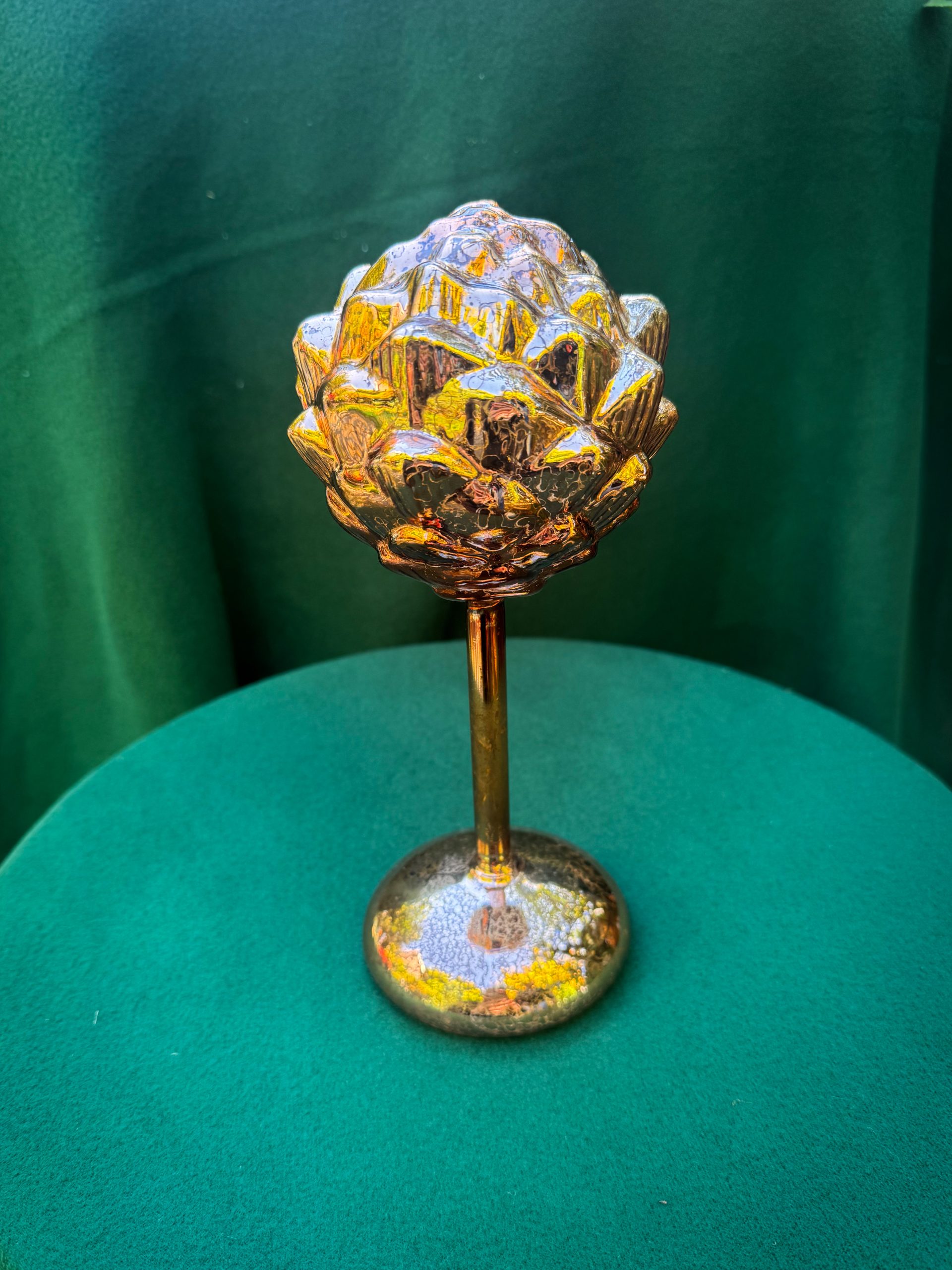 Bronz Toboz kislámpa -üveg