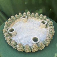 Fenyőerdő gyertyatartartó és tál (kicsi)